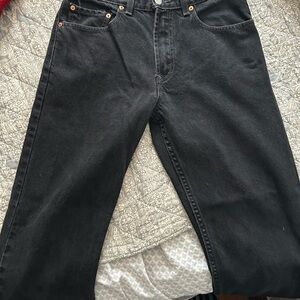 Men’s Black Straight Leg Jeans